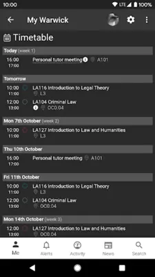 My Warwick android App screenshot 5
